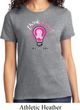 Ladies Breast Cancer Awareness Shirt Think Pink Tee T-Shirt