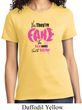 Ladies Breast Cancer Awareness Shirt Yes They're Fake Tee T-Shirt