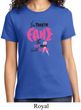 Ladies Breast Cancer Awareness Shirt Yes They're Fake Tee T-Shirt