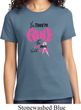 Ladies Breast Cancer Awareness Shirt Yes They're Fake Tee T-Shirt