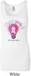 Ladies Breast Cancer Awareness Tanktop Think Pink Longer Length Tank