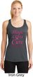 Ladies Breast Cancer Hope Love Cure Dry Wicking Racerback