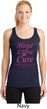 Ladies Breast Cancer Hope Love Cure Dry Wicking Racerback