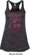 Ladies Breast Cancer Hope Love Cure Flowy Racerback