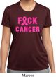 Ladies Breast Cancer Shirt F*CK Cancer Moisture Wicking Tee T-Shirt