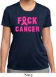 Ladies Breast Cancer Shirt F*CK Cancer Moisture Wicking Tee T-Shirt