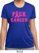 Ladies Breast Cancer Shirt F*CK Cancer Moisture Wicking Tee T-Shirt