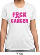 Ladies Breast Cancer Shirt F*CK Cancer Moisture Wicking Tee T-Shirt