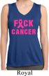 Ladies Breast Cancer Shirt F*CK Cancer Sleeveless Moisture Wicking Tee