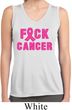 Ladies Breast Cancer Shirt F*CK Cancer Sleeveless Moisture Wicking Tee