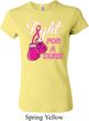 Ladies Breast Cancer Shirt Fight For a Cure Crewneck Tee T-Shirt