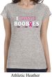 Ladies Breast Cancer Shirt I Love Boobies Longer Length Tee T-Shirt