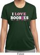 Ladies Breast Cancer Shirt I Love Boobies Moisture Wicking Tee T-Shirt