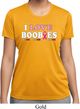 Ladies Breast Cancer Shirt I Love Boobies Moisture Wicking Tee T-Shirt