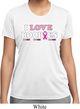 Ladies Breast Cancer Shirt I Love Boobies Moisture Wicking Tee T-Shirt
