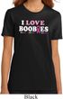 Ladies Breast Cancer Shirt I Love Boobies Organic Tee T-Shirt