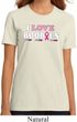 Ladies Breast Cancer Shirt I Love Boobies Organic Tee T-Shirt