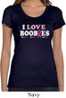 Ladies Breast Cancer Shirt I Love Boobies Scoop Neck Tee T-Shirt