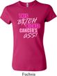 Ladies Breast Cancer Shirt Kicked Cancers Ass Crewneck Tee T-Shirt