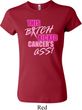 Ladies Breast Cancer Shirt Kicked Cancers Ass Crewneck Tee T-Shirt