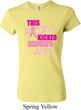 Ladies Breast Cancer Shirt Kicked Cancers Ass Crewneck Tee T-Shirt