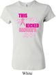 Ladies Breast Cancer Shirt Kicked Cancers Ass Crewneck Tee T-Shirt