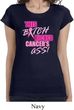 Ladies Breast Cancer Shirt Kicked Cancers Ass Longer Length Tee