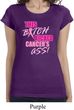 Ladies Breast Cancer Shirt Kicked Cancers Ass Longer Length Tee