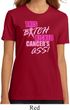 Ladies Breast Cancer Shirt Kicked Cancers Ass Organic Tee T-Shirt