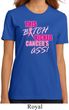Ladies Breast Cancer Shirt Kicked Cancers Ass Organic Tee T-Shirt