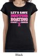Ladies Breast Cancer Shirt Motor Boating Longer Length Tee T-Shirt