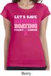 Ladies Breast Cancer Shirt Motor Boating Longer Length Tee T-Shirt