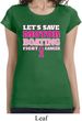 Ladies Breast Cancer Shirt Motor Boating Longer Length Tee T-Shirt