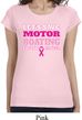 Ladies Breast Cancer Shirt Motor Boating Longer Length Tee T-Shirt
