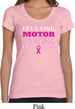 Ladies Breast Cancer Shirt Motor Boating Scoop Neck Tee T-Shirt