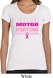 Ladies Breast Cancer Shirt Motor Boating Scoop Neck Tee T-Shirt