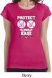 Ladies Breast Cancer Shirt Protect 2nd Base Longer Length Tee T-Shirt