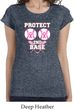 Ladies Breast Cancer Shirt Protect 2nd Base Longer Length Tee T-Shirt