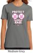 Ladies Breast Cancer Shirt Protect 2nd Base Organic Tee T-Shirt