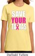 Ladies Breast Cancer Shirt Save Your Tatas Organic Tee T-Shirt