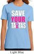 Ladies Breast Cancer Shirt Save Your Tatas Organic Tee T-Shirt
