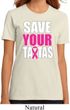Ladies Breast Cancer Shirt Save Your Tatas Organic Tee T-Shirt
