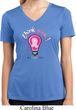 Ladies Breast Cancer Shirt Think Pink Moisture Wicking V-neck Tee