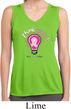 Ladies Breast Cancer Shirt Think Pink Sleeveless Moisture Wicking Tee