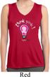 Ladies Breast Cancer Shirt Think Pink Sleeveless Moisture Wicking Tee