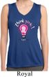 Ladies Breast Cancer Shirt Think Pink Sleeveless Moisture Wicking Tee