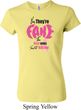 Ladies Breast Cancer Shirt Yes, They're Fake Crewneck Tee T-Shirt