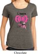 Ladies Breast Cancer Shirt Yes, They're Fake Lace Back Tee T-Shirt