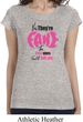 Ladies Breast Cancer Shirt Yes, They're Fake Longer Length Tee