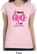 Ladies Breast Cancer Shirt Yes, They're Fake Longer Length Tee